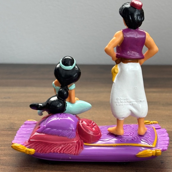 VINTAGE Burger King Toys 1992 DISNEY ALADDIN JASMINE ABU RAJAH JAFAR Figures - Picture 4 of 16